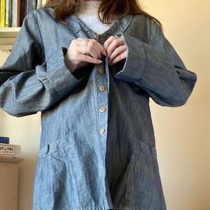 flax chore coat